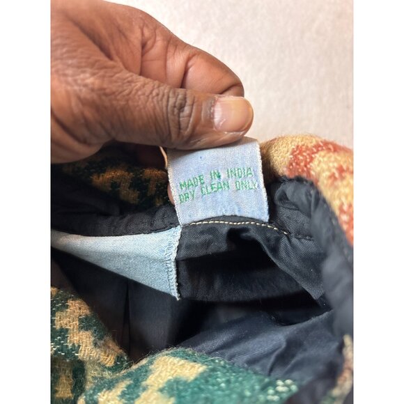 Woodhouse Mens Wool Aztec Pattern Jacket size pit to pit 21 - Picture 9 of 13